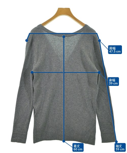 MAISON FLANEUR（メゾンフラネール）ニット・セーター グレー サイズ:38(S位) レディース/2200646542126