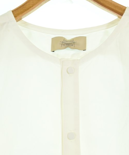 MAISON FLANEUR（メゾンフラネール）カジュアルシャツ 白 サイズ:44(S位) メンズ/2200651236058