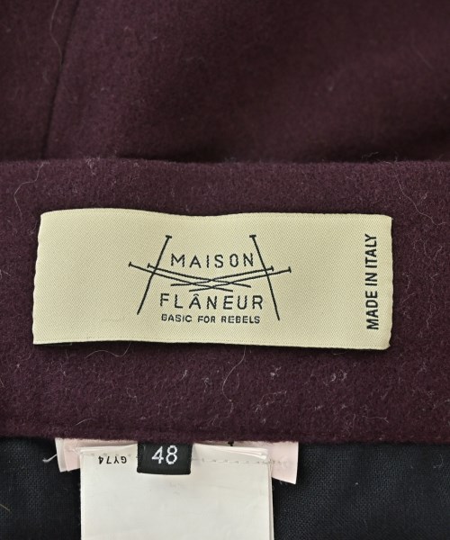 MAISON FLANEUR（メゾンフラネール）スラックス 赤 サイズ:48(L位) メンズ/2200720418071