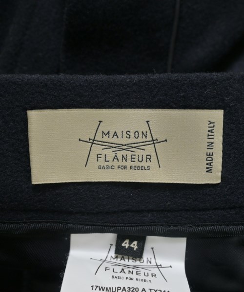 MAISON FLANEUR（メゾンフラネール）スラックス 紺 サイズ:44(S位) メンズ/2200687787173