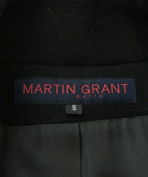 MARTIN GRANT（マーティングラント）ピーコート 黒 サイズ:S レディース/2200661741030