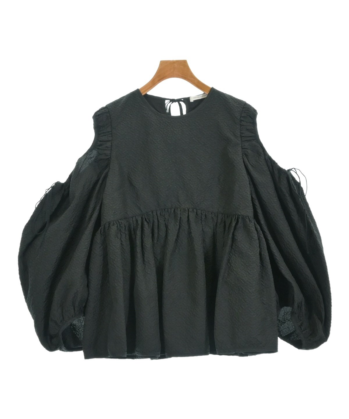 セシリーバンセン　ブラウス CECILIE BAHNSEN（セシリーバンセン）ブラウス 黒 サイズ:2(S位