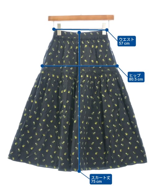 CECILIE BAHNSEN（セシリーバンセン）ロング・マキシ丈スカート 黒 サイズ:2(S位) レディース/2200619596064