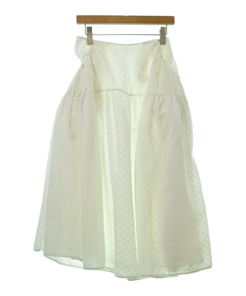 CECILIE BAHNSEN(セシリーバンセン)ロング・マキシ丈スカート 白 サイズ:12(M位)/2200677901312