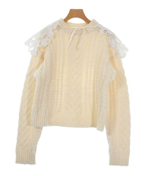 CECILIE BAHNSEN(セシリーバンセン)ニット・セーター 白 サイズ:XS/S/2200699515085