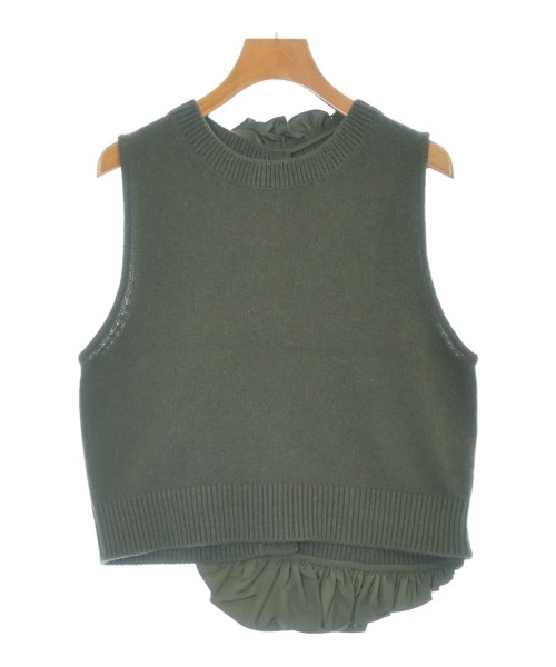CECILIE BAHNSEN(セシリーバンセン)ベスト カーキ サイズ:M/2200649689132