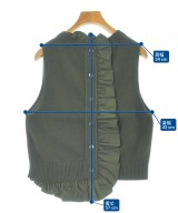 CECILIE BAHNSEN（セシリーバンセン）ベスト カーキ サイズ:M レディース/2200649689132