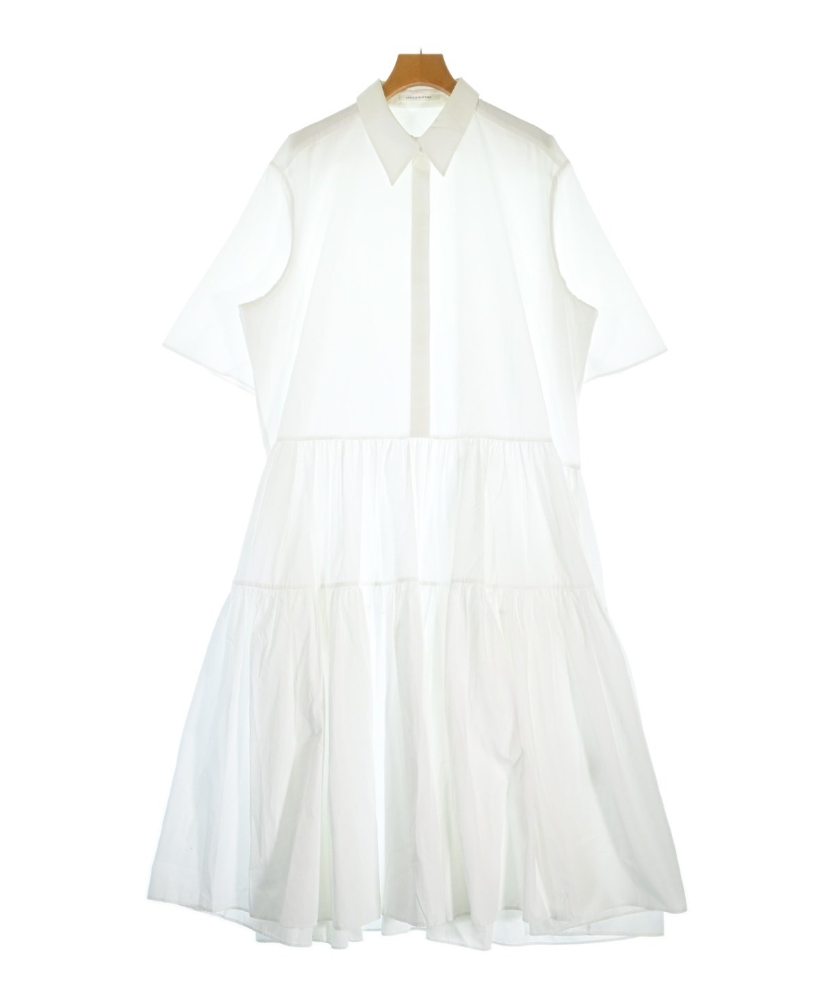 ワンピース cecilie bahnsen onepiece CECILIE BAHNSEN（セシリーバンセン）シャツワンピース 白 サイズ:14(L