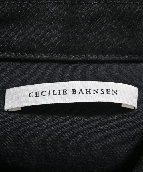 CECILIE BAHNSEN（セシリーバンセン）デニムジャケット 黒 サイズ:12(M位) レディース/2200717833016