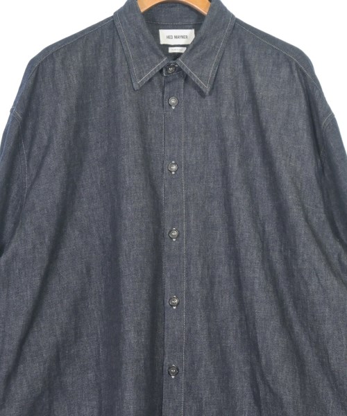 HED MAYNER（ヘド　メイナー）カジュアルシャツ 紺 サイズ:S メンズ/2200681142046