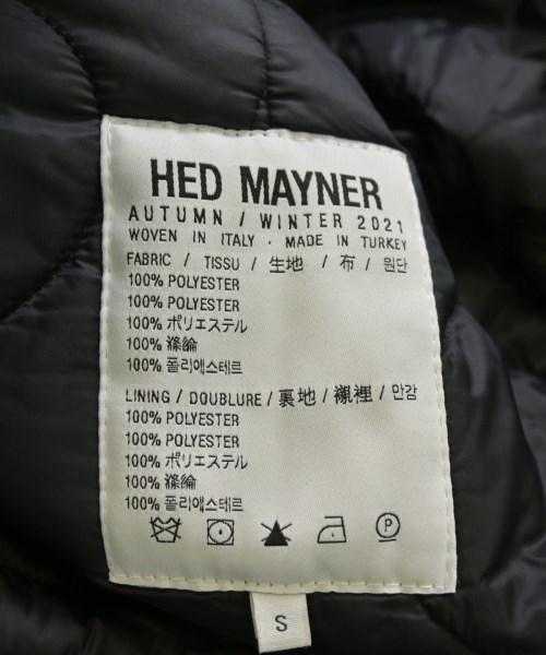 HED MAYNER（ヘド　メイナー）ダウンコート 黒 サイズ:S メンズ/2200660867038