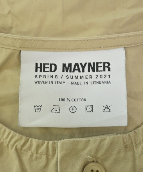 HED MAYNER（ヘド　メイナー）カジュアルシャツ ベージュ サイズ:S メンズ/2200645524505