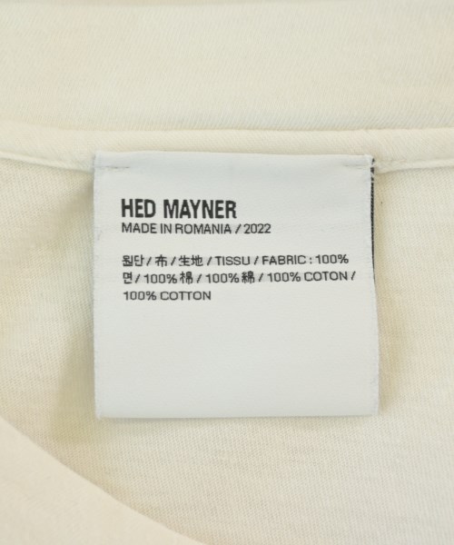 HED MAYNER（ヘド　メイナー）Tシャツ・カットソー 白 サイズ:XS メンズ/2200702967030