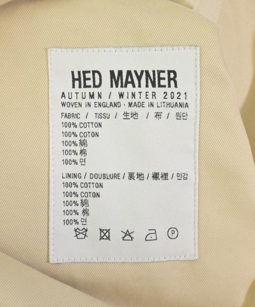 HED MAYNER（ヘド　メイナー）ステンカラーコート ベージュ サイズ:S メンズ/2200733271038