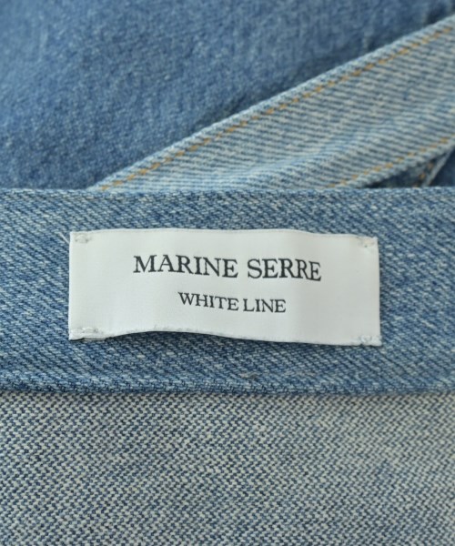 MARINE SERRE（マリーンセル）ひざ丈スカート 青 サイズ:48(XXL位) レディース/2200626707019