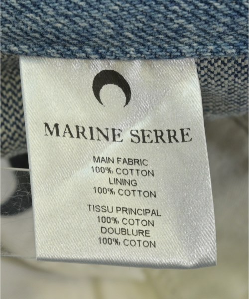 MARINE SERRE（マリーンセル）ひざ丈スカート 青 サイズ:48(XXL位) レディース/2200626707019