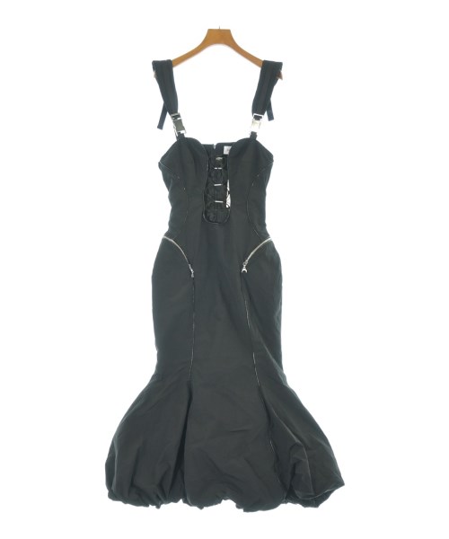 MARINE SERRE(マリーンセル)ワンピース 黒 サイズ:38(S位)/2200644431026