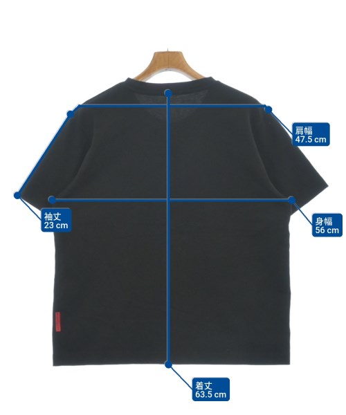 MARINE SERRE（マリーンセル）Tシャツ・カットソー 黒 サイズ:XL メンズ/2200608383071