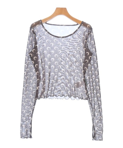 MARINE SERRE(マリーンセル)ブラウス 茶 サイズ:L/2200675273015