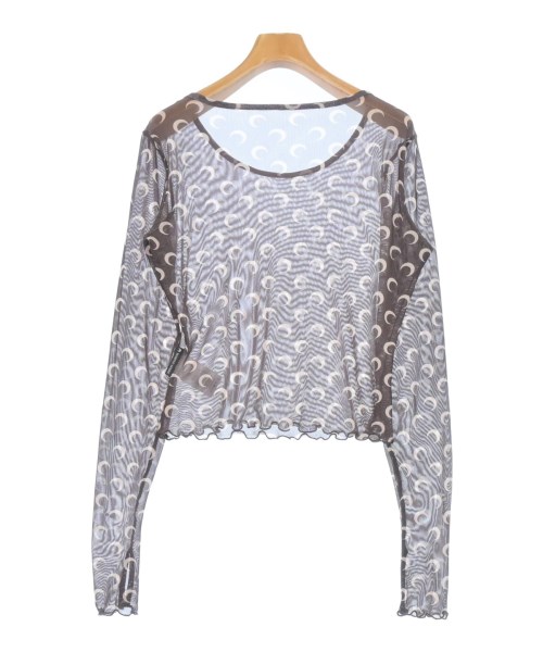 MARINE SERRE（マリーンセル）ブラウス 茶 サイズ:L レディース/2200675273015