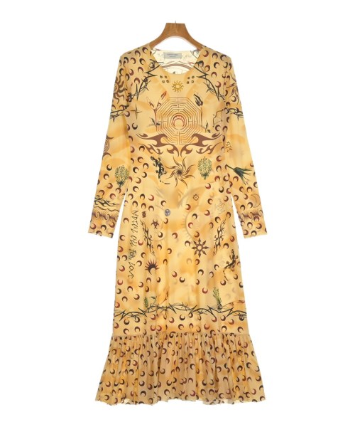 MARINE SERRE(マリーンセル)ワンピース ベージュ サイズ:M/2200655545156