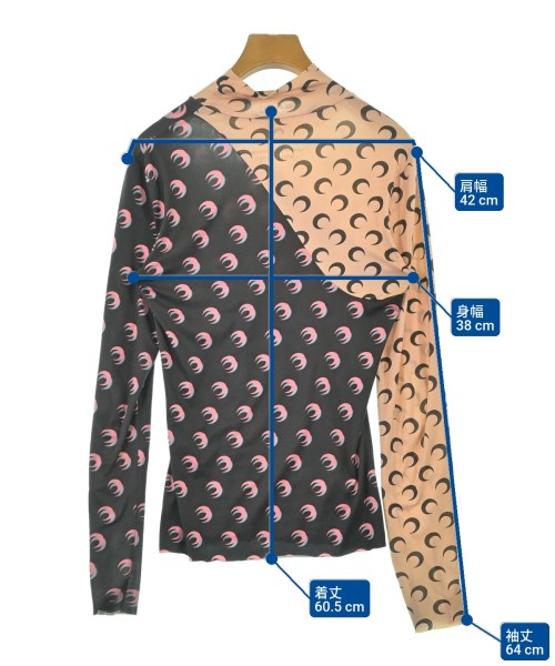 MARINE SERRE（マリーンセル）Tシャツ・カットソー 黒 サイズ:M レディース/2200664139056