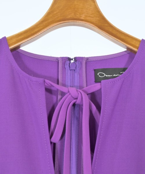 Oscar de la Renta（オスカーデラレンタ）ワンピース 紫 サイズ:0(XS位) レディース/2200648414124