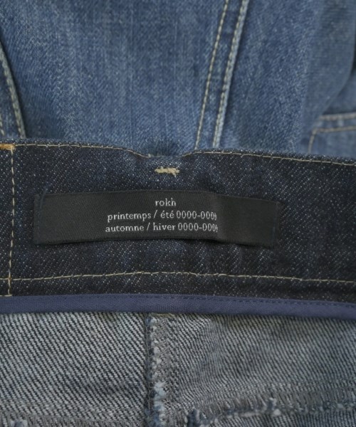rokh（ロク）デニムパンツ 紺 サイズ:42(M位) レディース/2200637004206