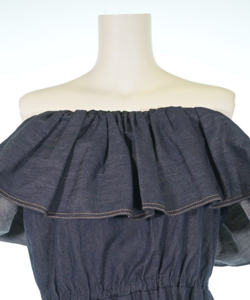 rokh（ロク）ワンピース 紺 サイズ:36(S位) レディース/2200625300075