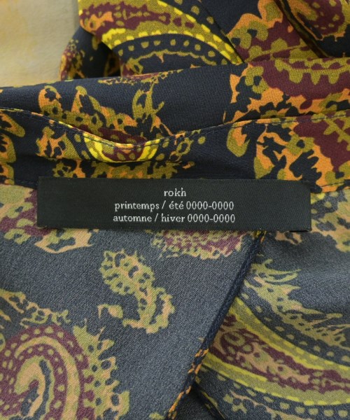 rokh（ロク）ブラウス 黒 サイズ:44(L位) レディース/2200632303076