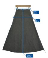 rokh（ロク）ロング・マキシ丈スカート グレー サイズ:38(S位) レディース/2200672056475