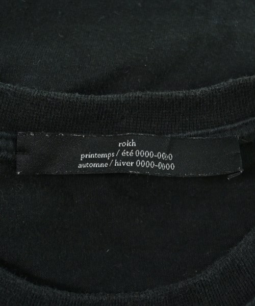 rokh（ロク）Tシャツ・カットソー 黒 サイズ:S レディース/2200677022123