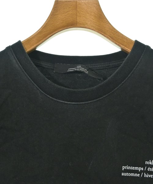rokh（ロク）Tシャツ・カットソー 黒 サイズ:S レディース/2200677022123