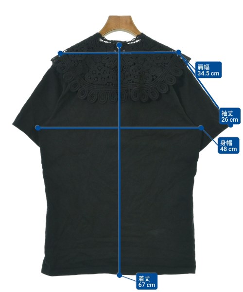 rokh（ロク）Tシャツ・カットソー 黒 サイズ:S レディース/2200677022123