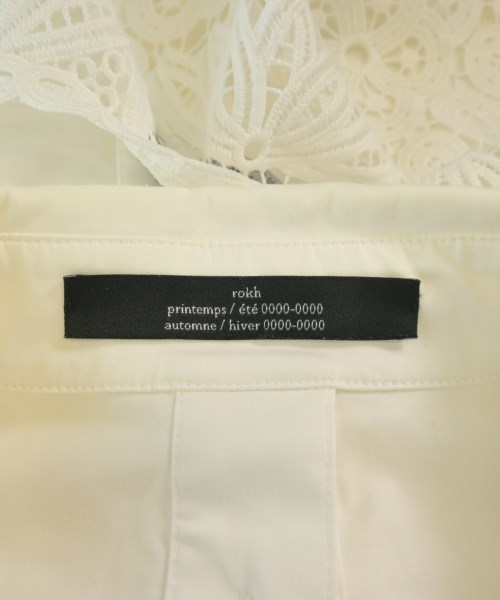 rokh（ロク）カジュアルシャツ 白 サイズ:38(S位) レディース/2200677022208