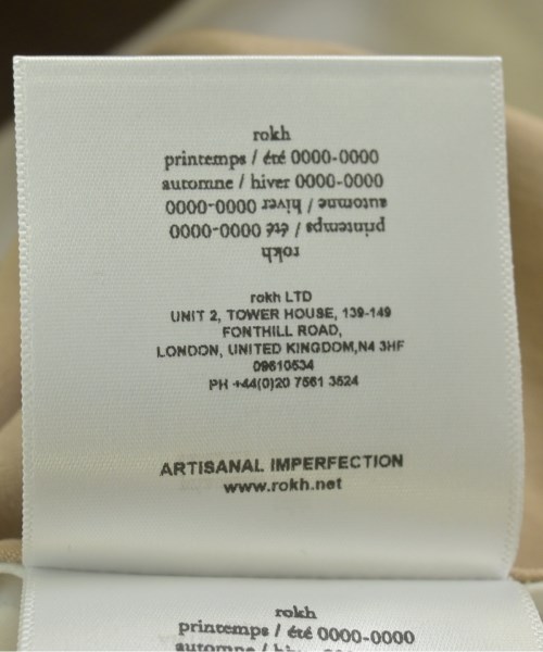 rokh（ロク）カジュアルシャツ 白 サイズ:40(M位) レディース/2200655998068