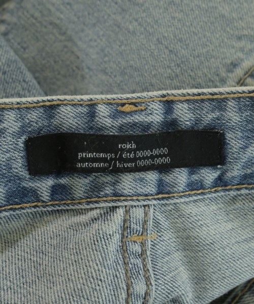 rokh（ロク）デニムパンツ 青 サイズ:24(S位) レディース/2200649410019