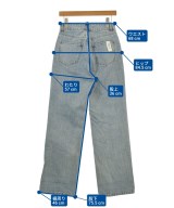 rokh（ロク）デニムパンツ 青 サイズ:24(S位) レディース/2200649410019