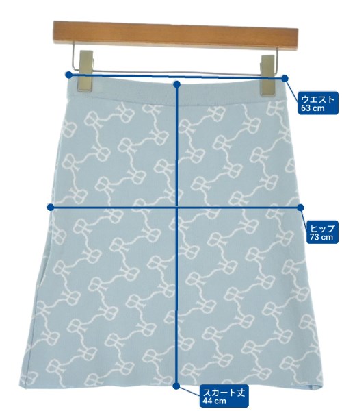 rokh（ロク）ミニスカート 青 サイズ:S レディース/2200659699091