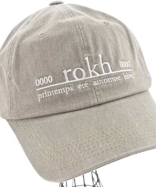 rokh（ロク）キャップ グレー サイズ:- レディース/2200717103126