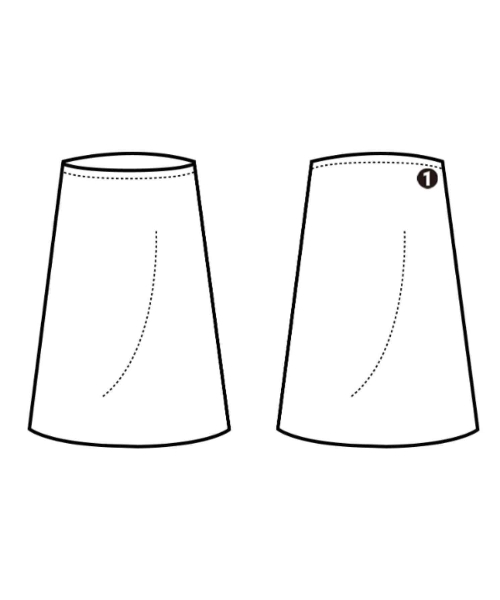 rokh（ロク）ロング・マキシ丈スカート 茶 サイズ:38(S位) レディース/2200654056103