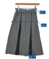 rokh（ロク）ひざ丈スカート グレー サイズ:40(M位) レディース/2200663452071