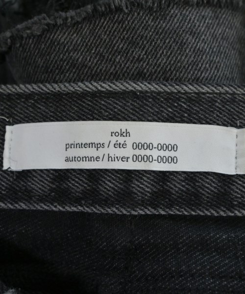 rokh（ロク）デニムパンツ 黒 サイズ:38(S位) レディース/2200668062015