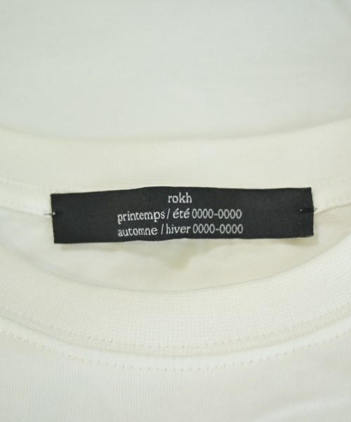 rokh（ロク）Tシャツ・カットソー 白 サイズ:S メンズ/2200724469093