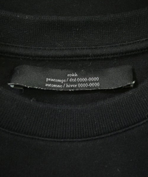 rokh（ロク）Tシャツ・カットソー 黒 サイズ:M メンズ/2200732005085