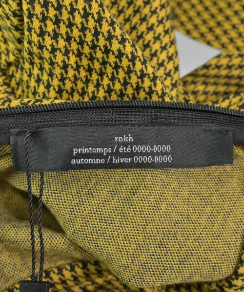 rokh（ロク）ワンピース 黄 サイズ:S レディース/2200687925018