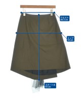 Martine Sitbon（マルティーヌシットボン）ひざ丈スカート カーキ サイズ:38(S位) レディース/2200571882571