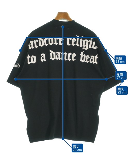 John Richmond（ジョンリッチモンド）Tシャツ・カットソー 黒 サイズ:L メンズ/2200631395010