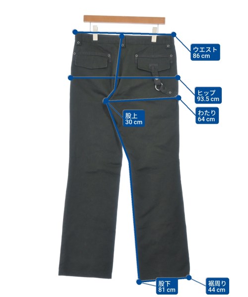 CoSTUME NATIONAL HOMME（コスチュームオム）チノパン 黒 サイズ:34(XL位) メンズ/2200680465115