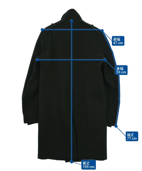CoSTUME NATIONAL HOMME（コスチュームオム）コート 黒 サイズ:46(M位) メンズ/2200656663019